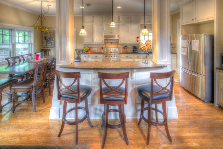 kitchen at sober living home