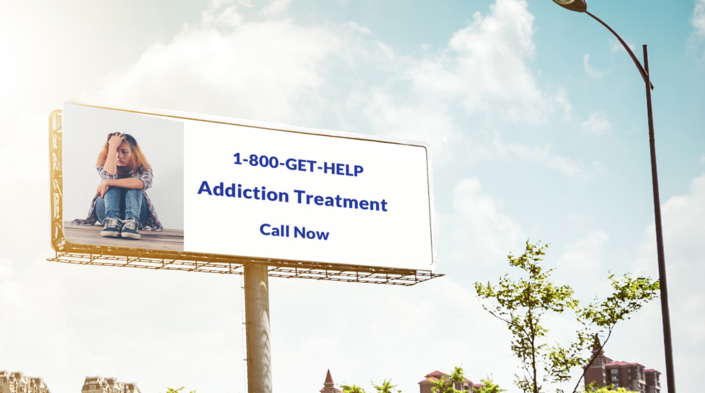 addiction treatment billboard