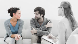 couple begins couples therapy for alcoholism
