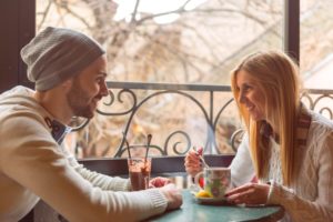 couple meets for sober date