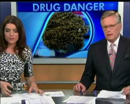 newscasters speak about dangers of drugs