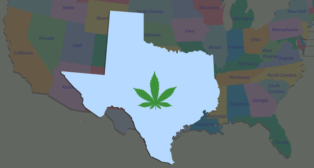 marijuana laws in texas graphic
