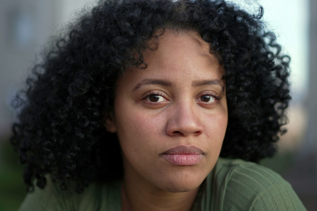 Close up portrait of woman